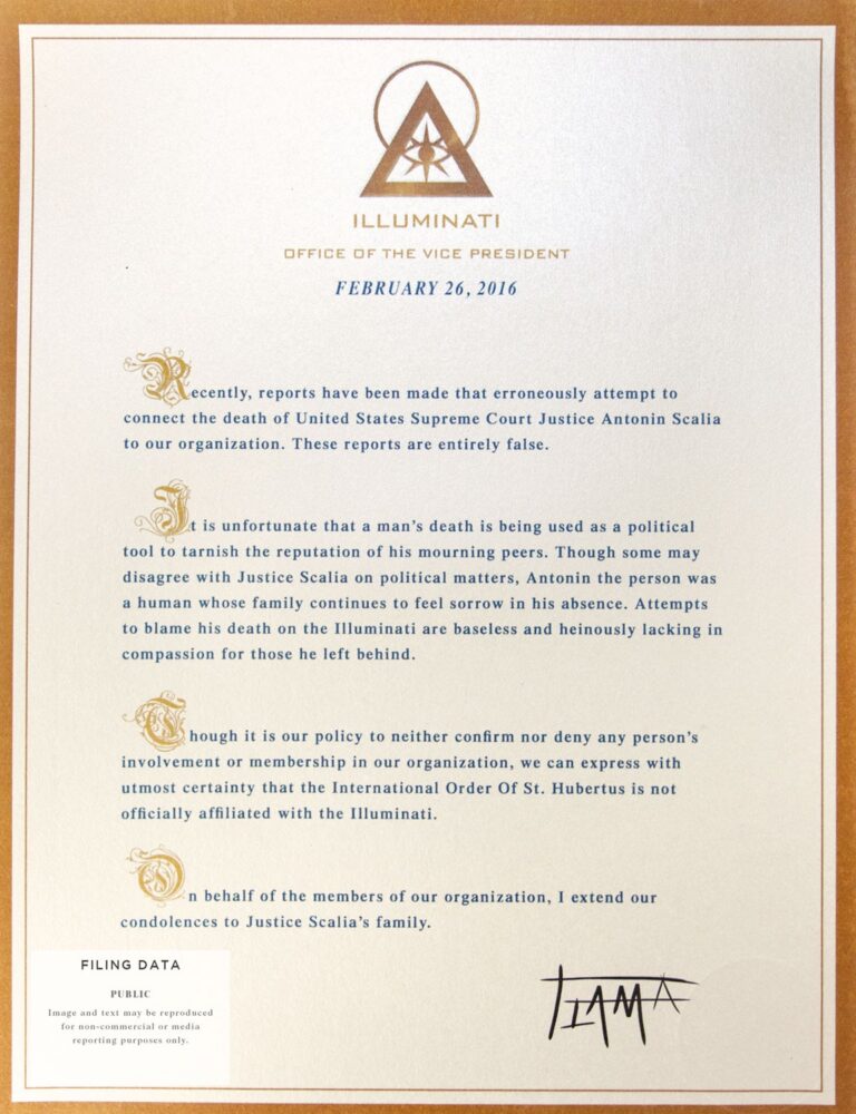 illuminati letter